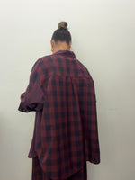 CAMISA ANCH CUADROS BURDEOS LUMINA