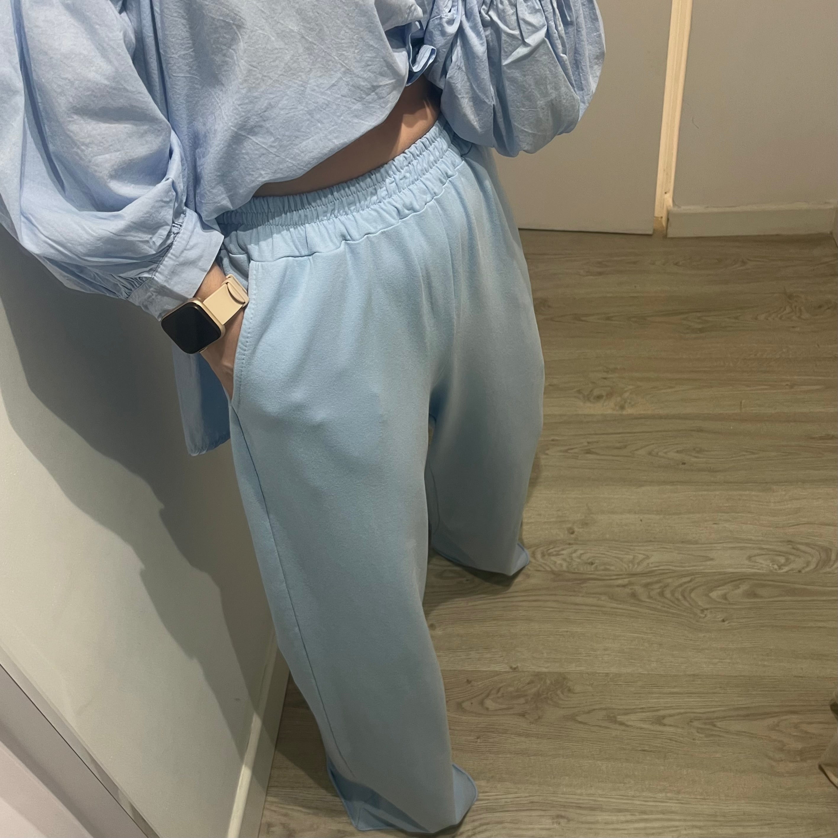 PANTALÓN AZUL FLUIDO