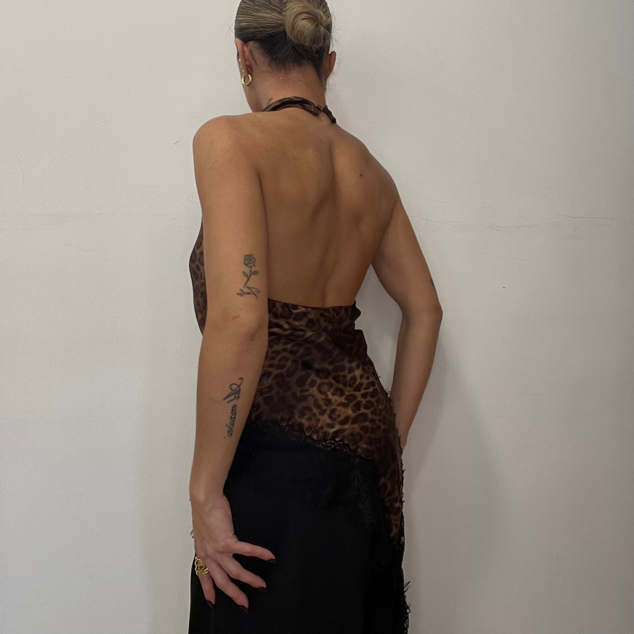 TOP LENCERO LEOPARD LUMINA