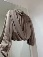 BLUSA LAZADA TAUPE