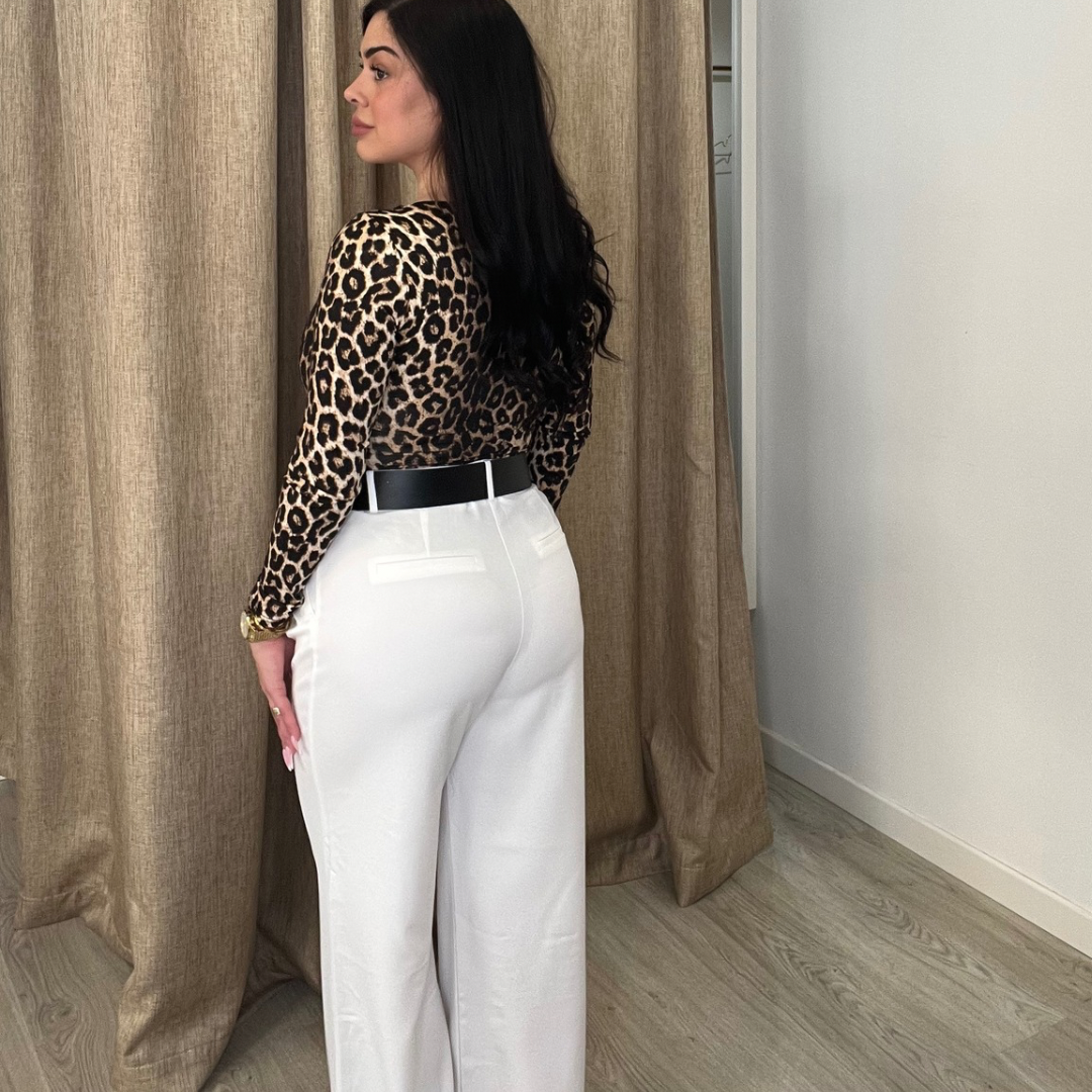 PANTALÓN VESTIR BLANCO