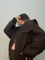 CHAQUETA OVER CAPA LUMINA