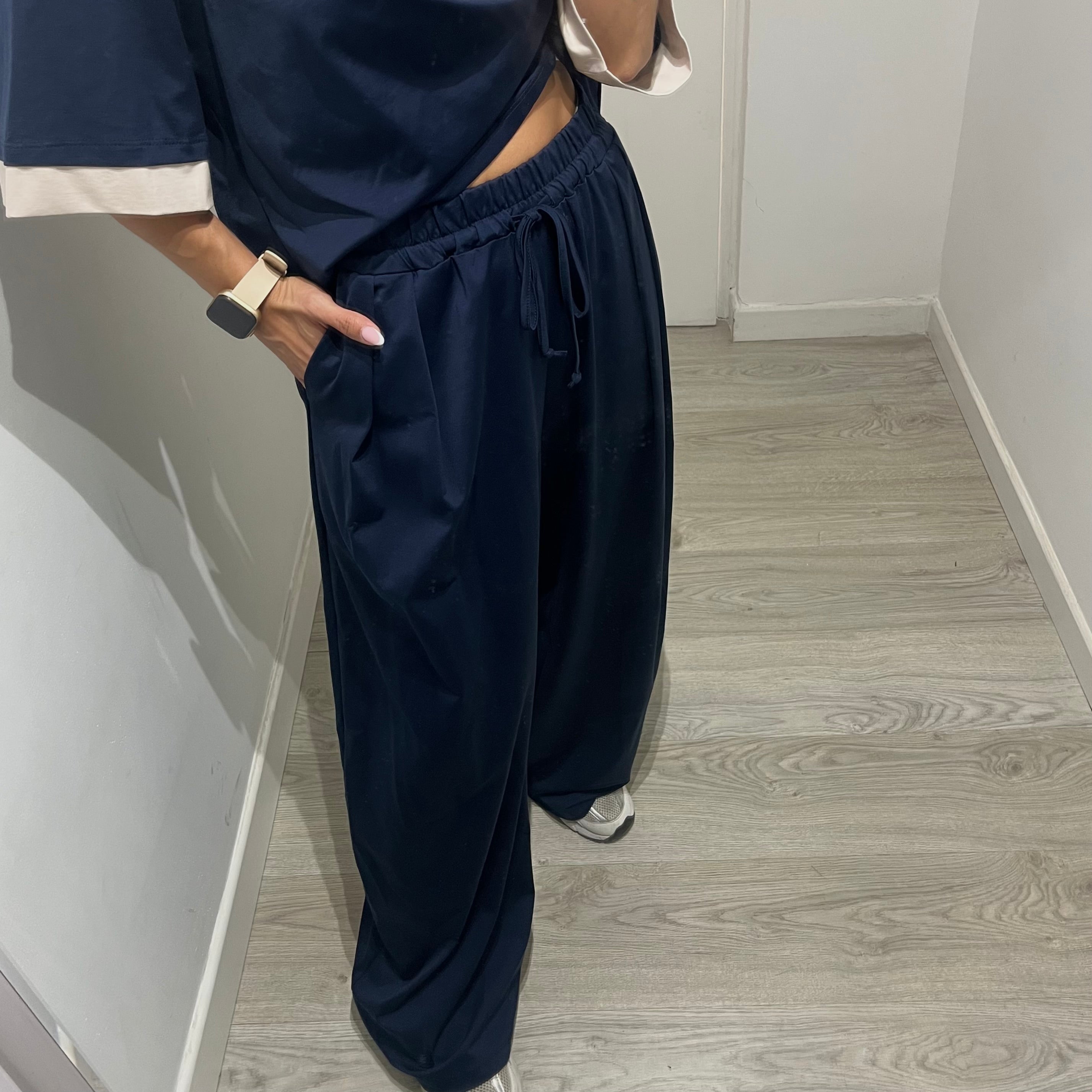PANTALÓN FLUIDO MARINO LUMINA