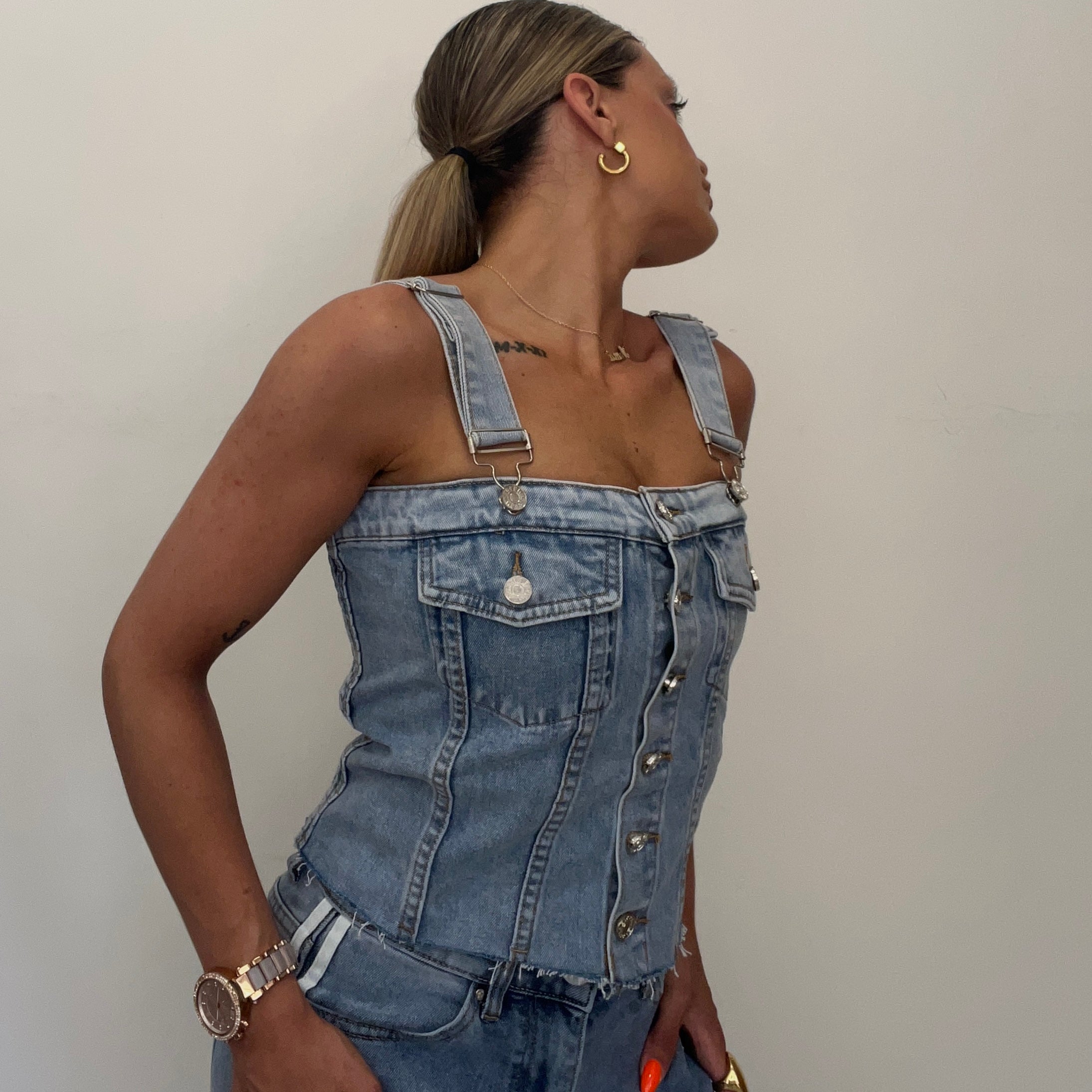 CHALECO DENIM