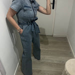MONO DENIM MANGA CORTA