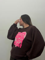 SUDADERA OVER MORE AMOR