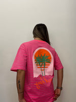 CAMISETA LINEAL FUCS NEÓN