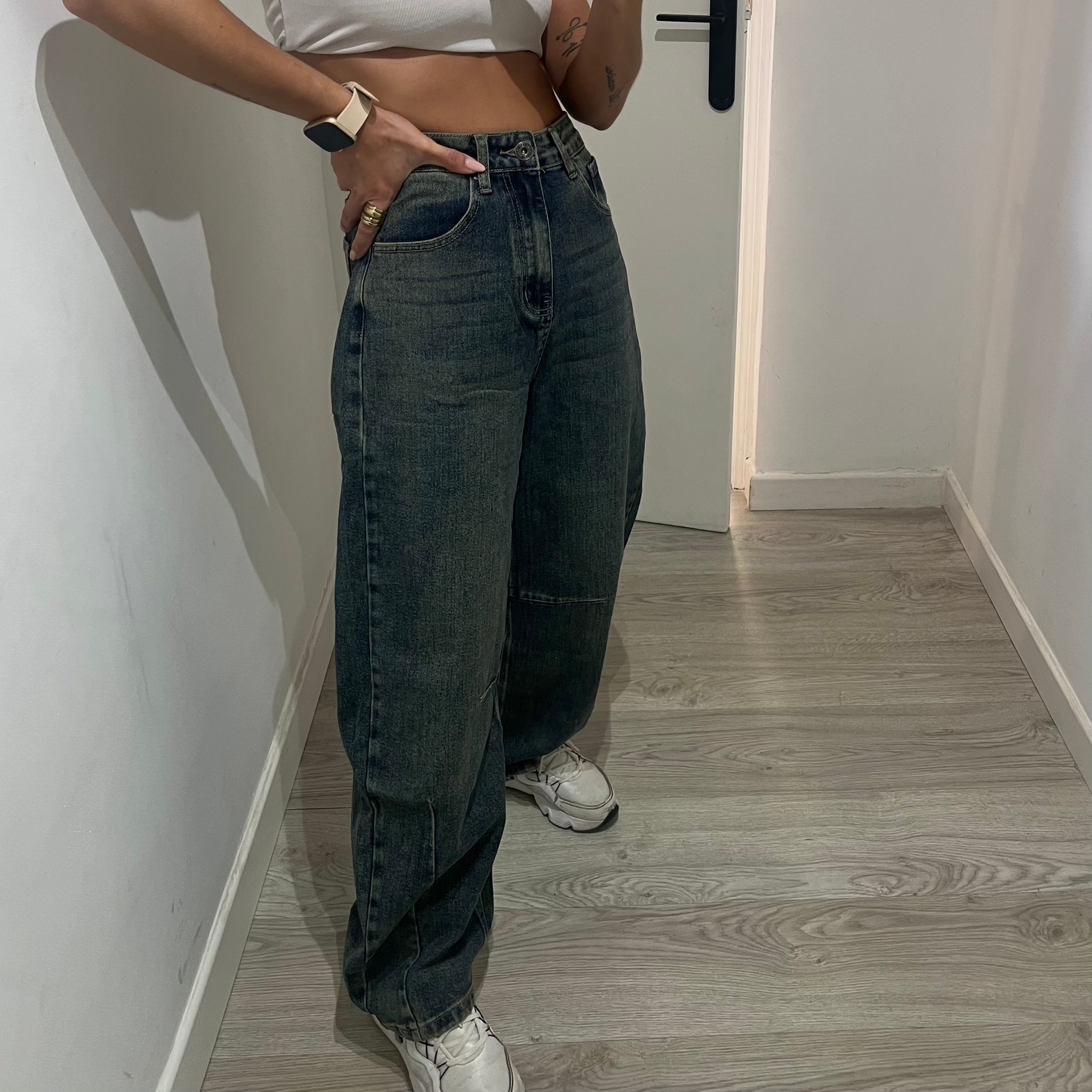 JEANS BALLOON DESGASTE