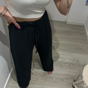 PANTALÓN BÁMBULA NEGRO