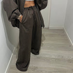 PANTALÓN CUADROS KHAKI LUMINA