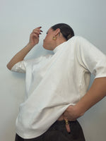 CAMISETA OVER BASIC BLANC