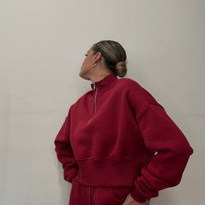 SUDADERA GRANATE LUMINA