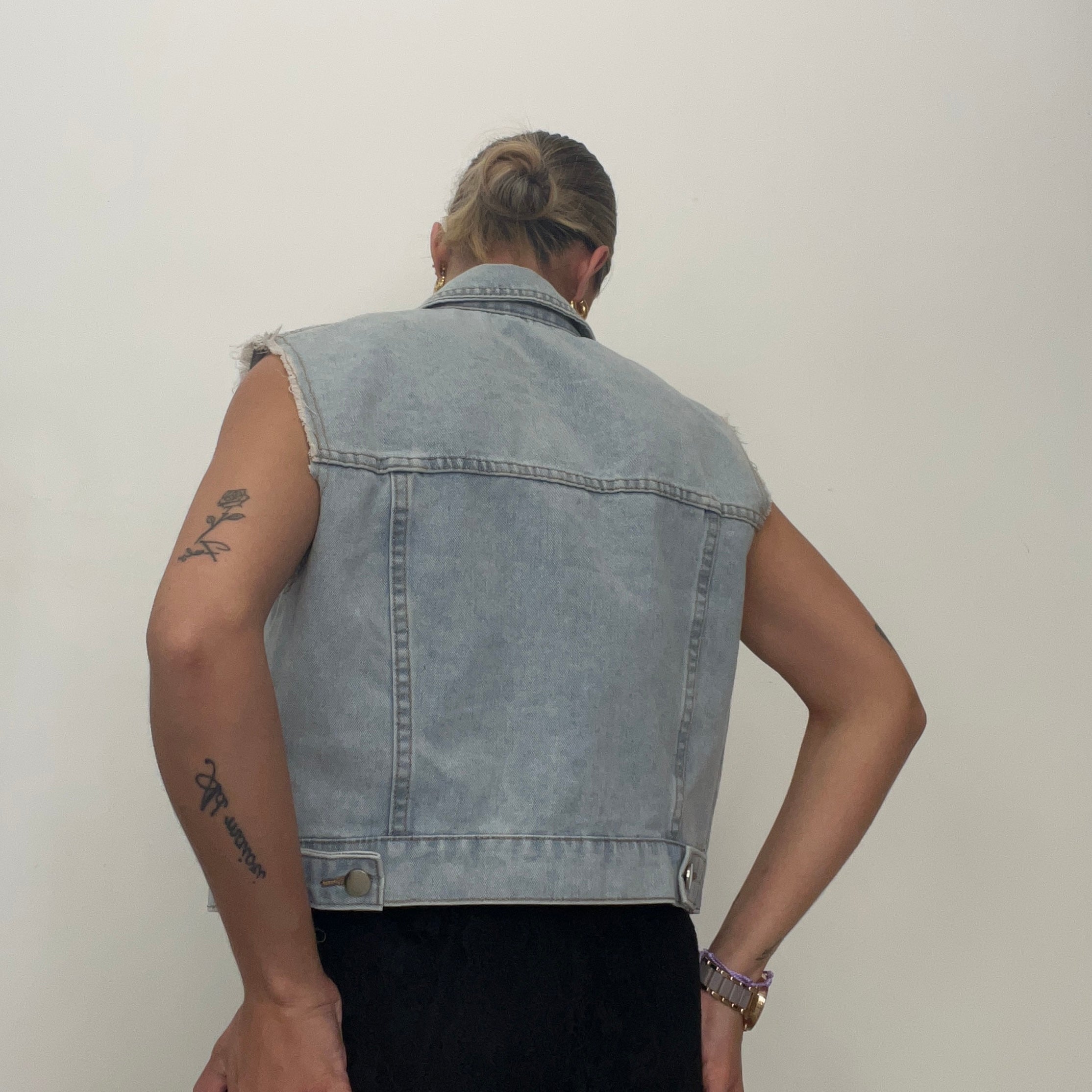 CHALECO DENIM BASIC