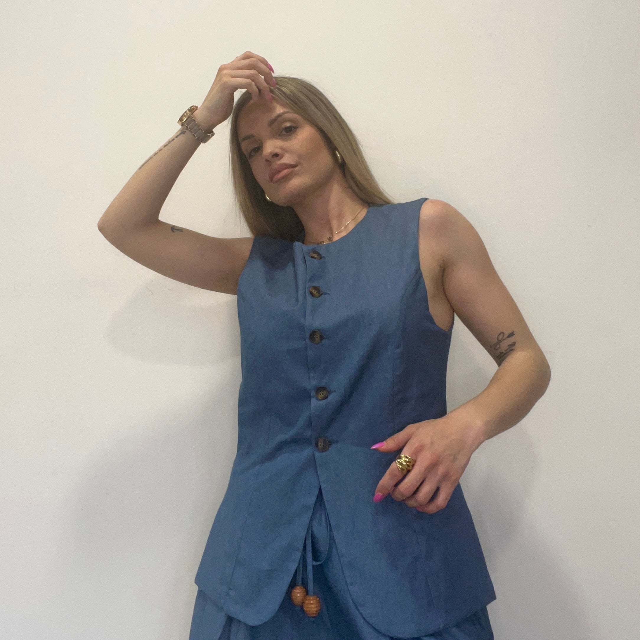 CHALECO DENIM LUM