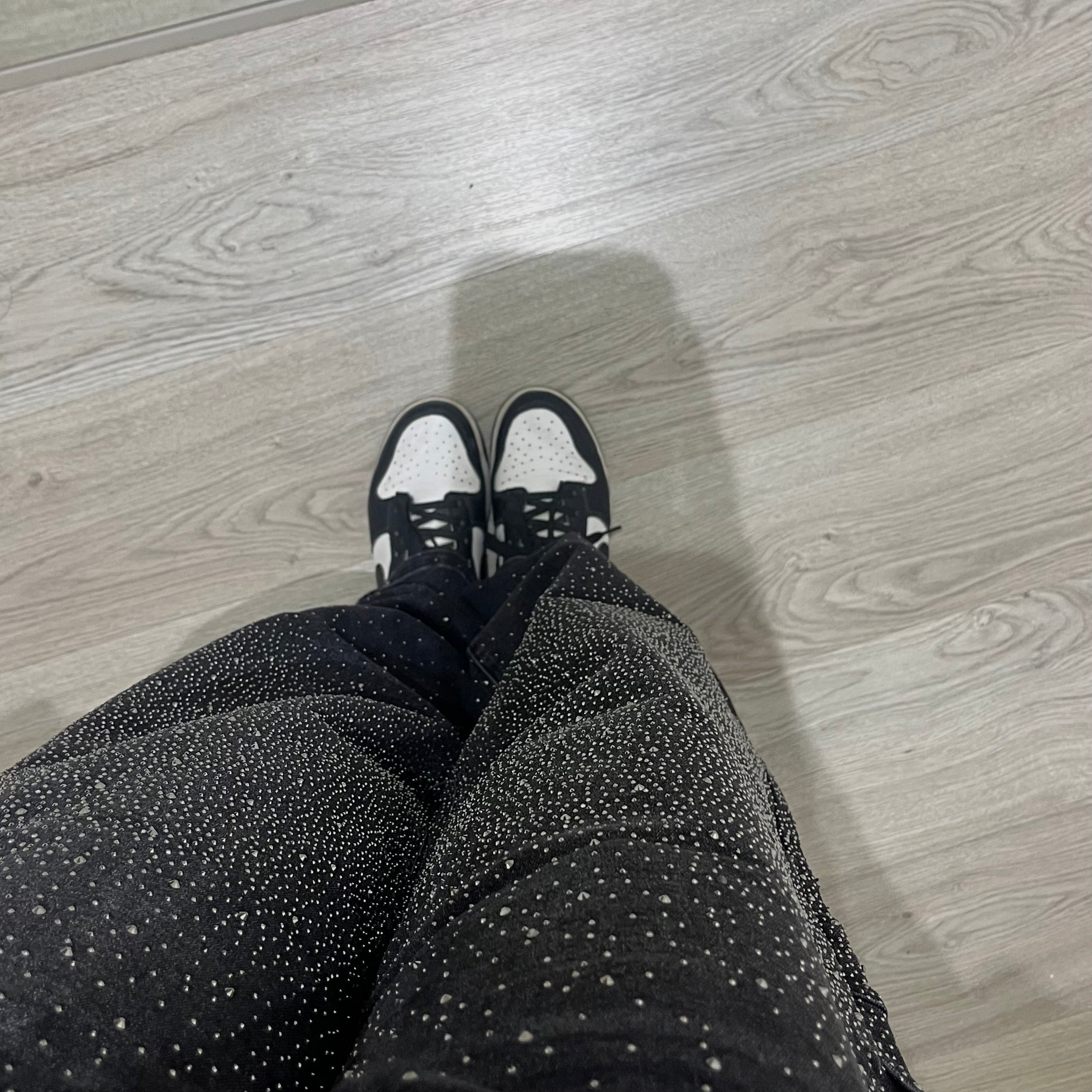 JEANS BLACK BRILL