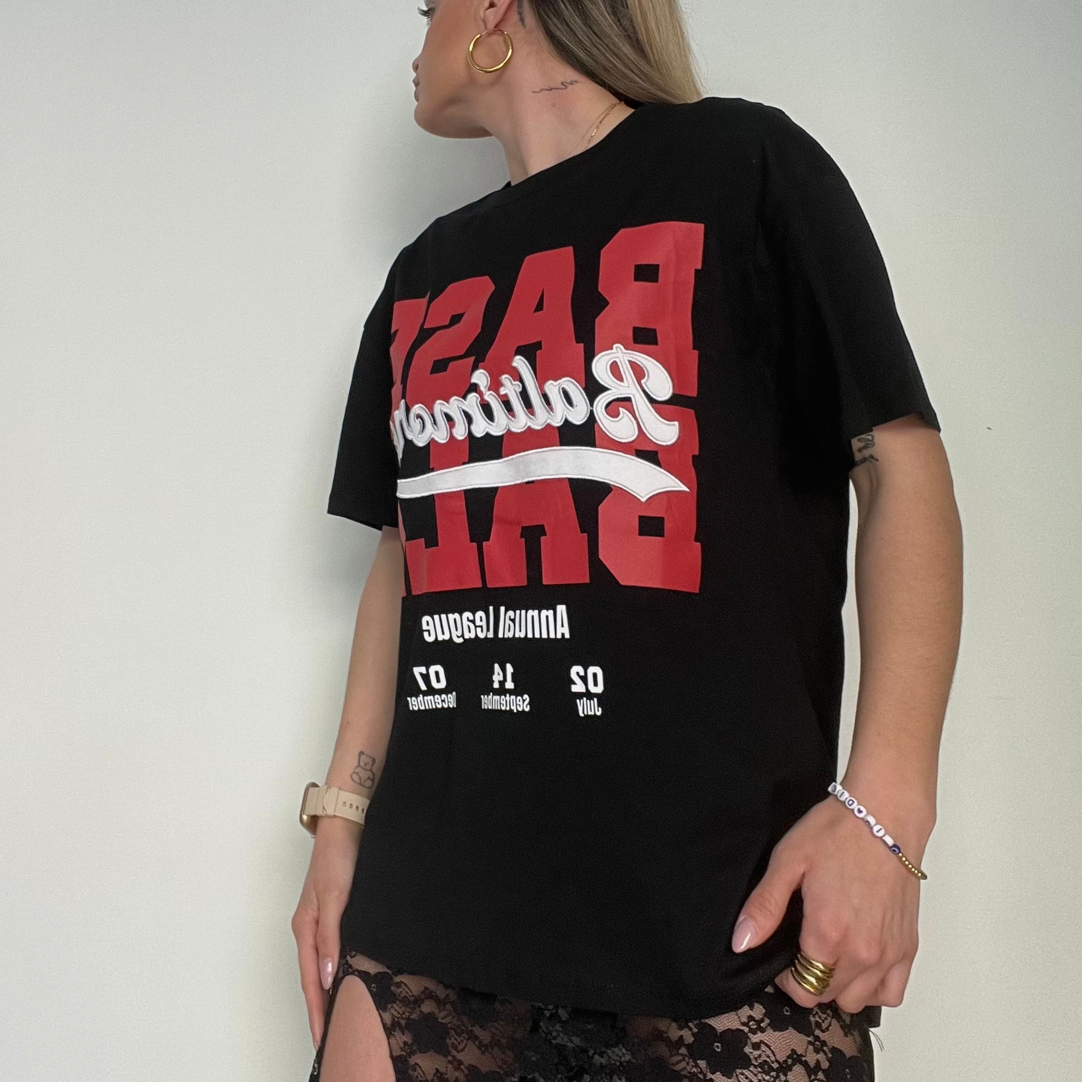 CAMISETA OVER BASE NEGRA