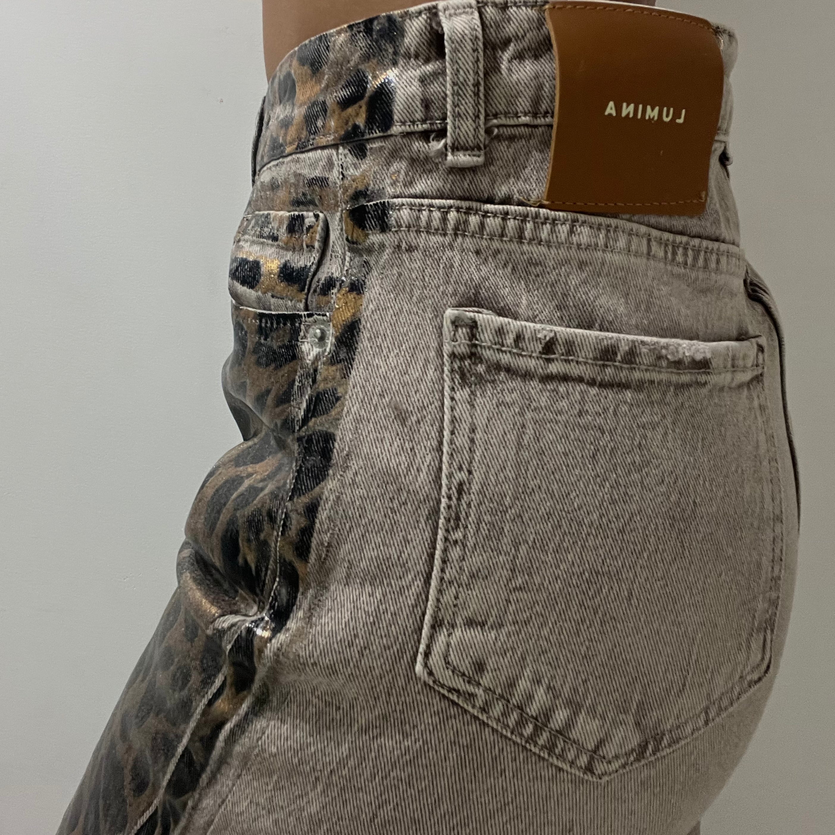 JEANS LEOPARD LUMINA