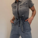 MONO DENIM MANGA CORTA