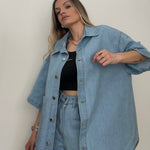 CAMISA OVER DENIM LUM