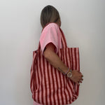 BOLSO RAYAS CORAL