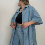 CAMISA OVER DENIM LUM