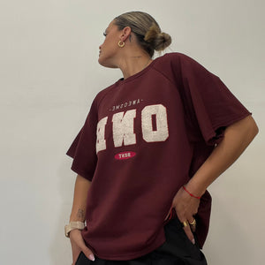 CAMISETA ONE GRANATE