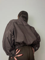 BOMBER ANCH CUADROS CHOC