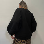SUDADERA OVER BLACK