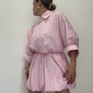 VESTIDO POPELIN PINK LUM