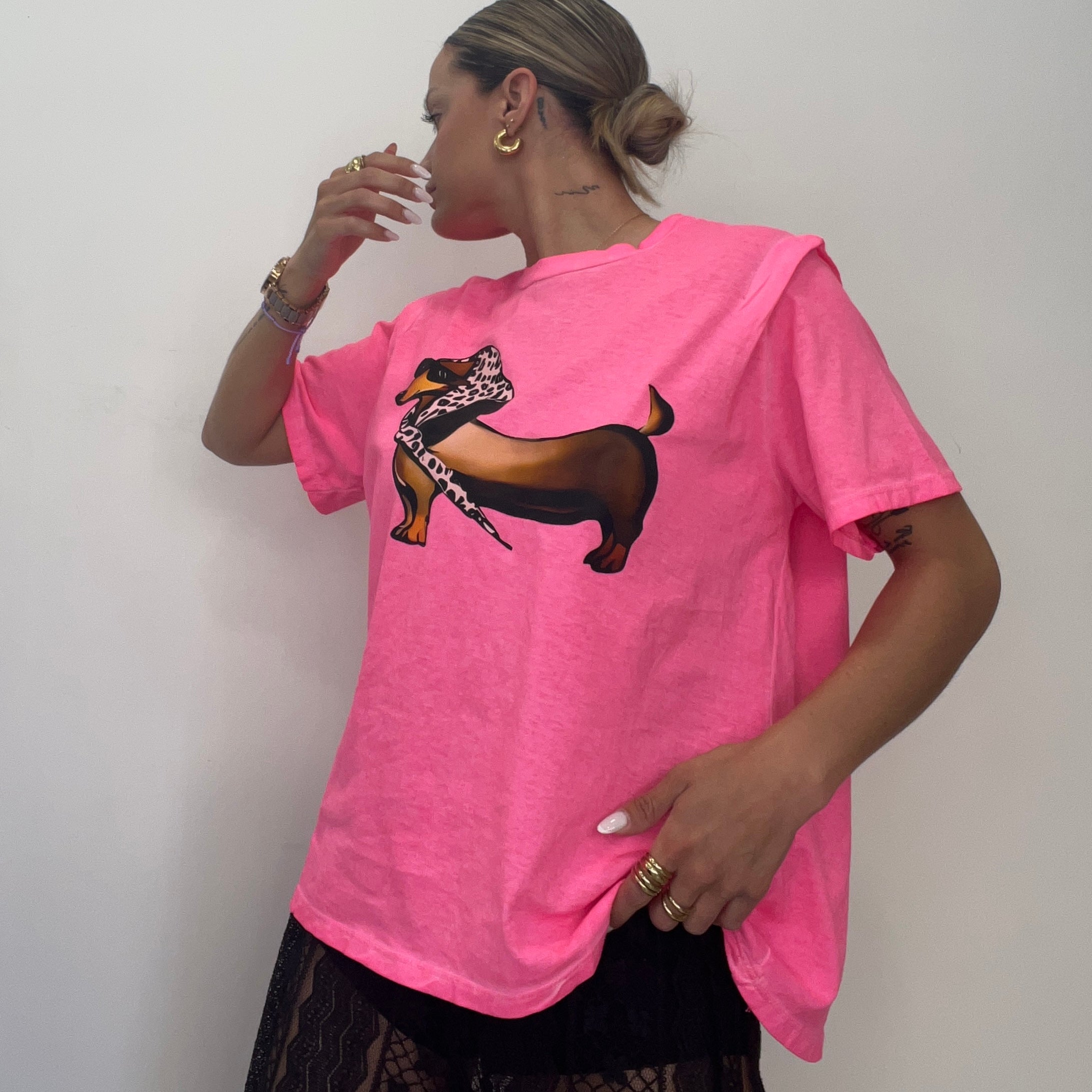 CAMISETA DOG FLÚOR LUM