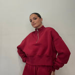 SUDADERA GRANATE LUMINA