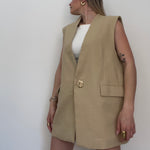 CHALECO OVER CAMEL LUM
