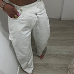 JEANS BALLOON BLANCO