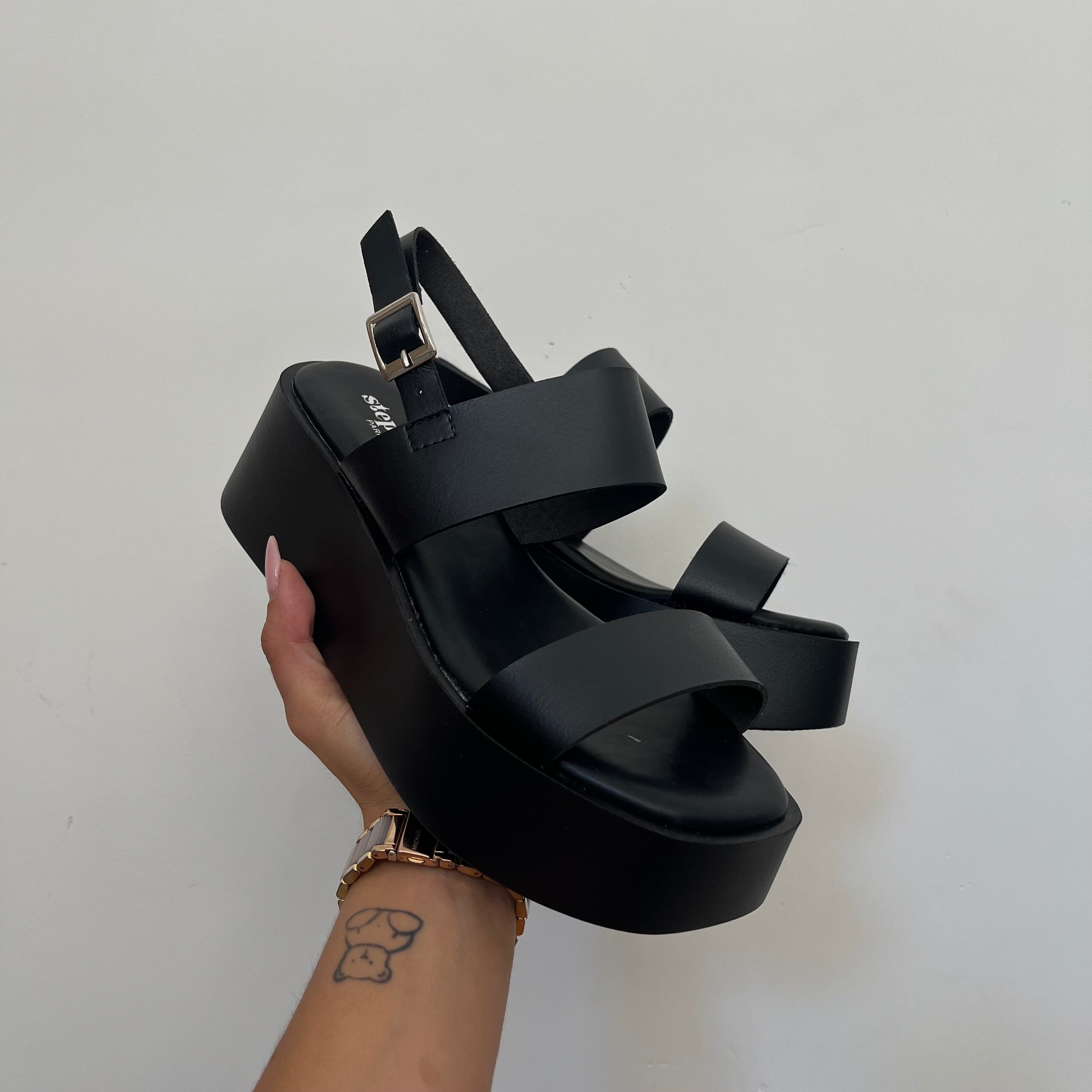 SANDALIAS PLATAFORMA BLACK