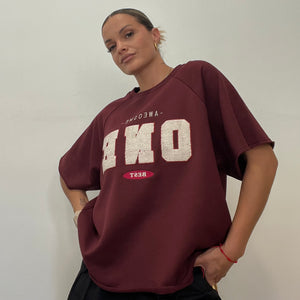 CAMISETA ONE GRANATE