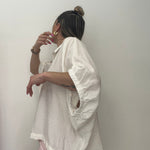 CAMISA OVER BLANCA LUM