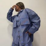 CAMISA BLUE OVER LUMINA