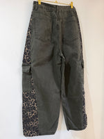 JEANS COMBINADO LEOPARD PREMIUM