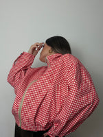 BOMBER ANCH CUADROS ROJA