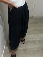PANTALÓN GLOB GASA NEGRO