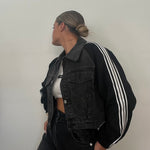 CHAQUETA CROPPED DENIM