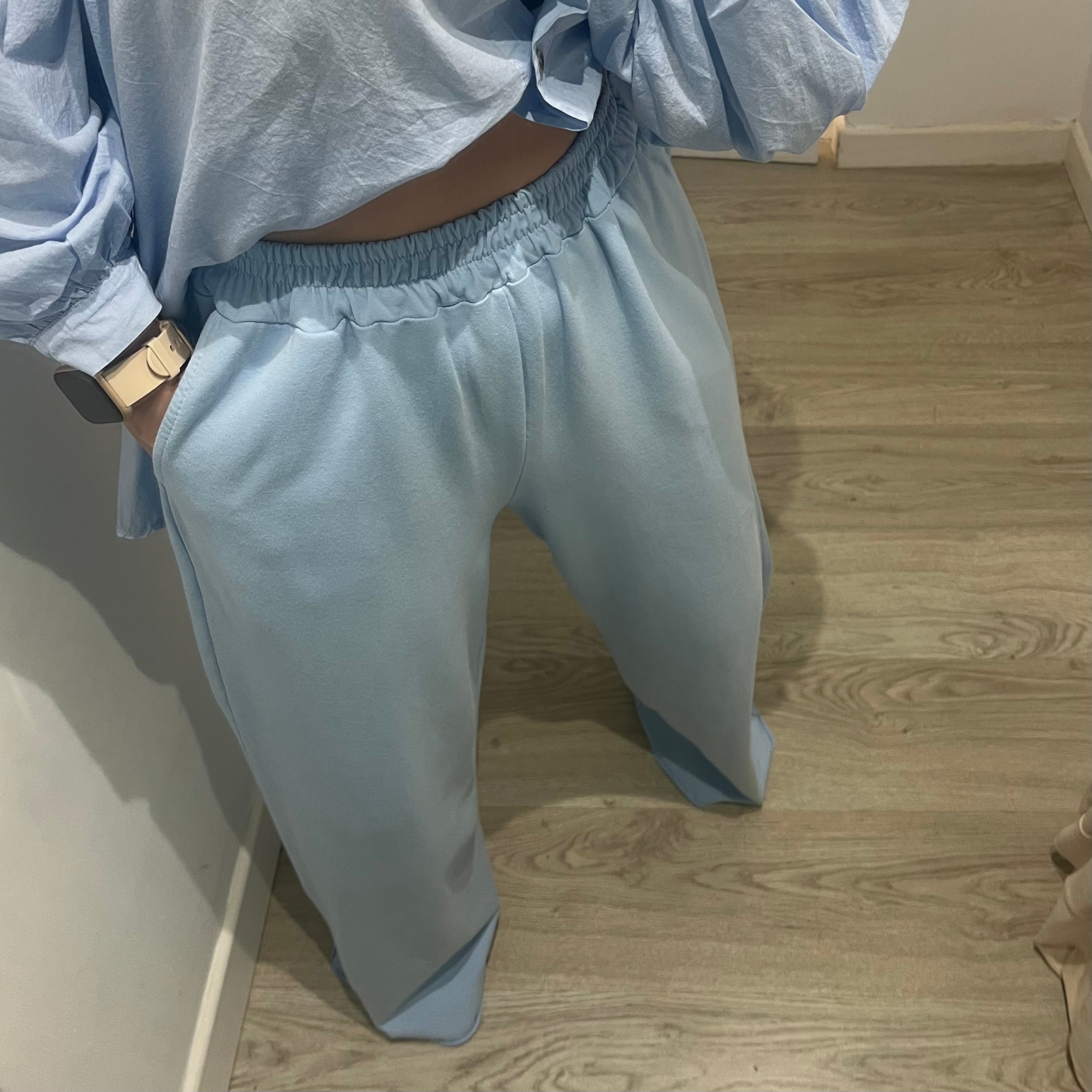 PANTALÓN AZUL FLUIDO
