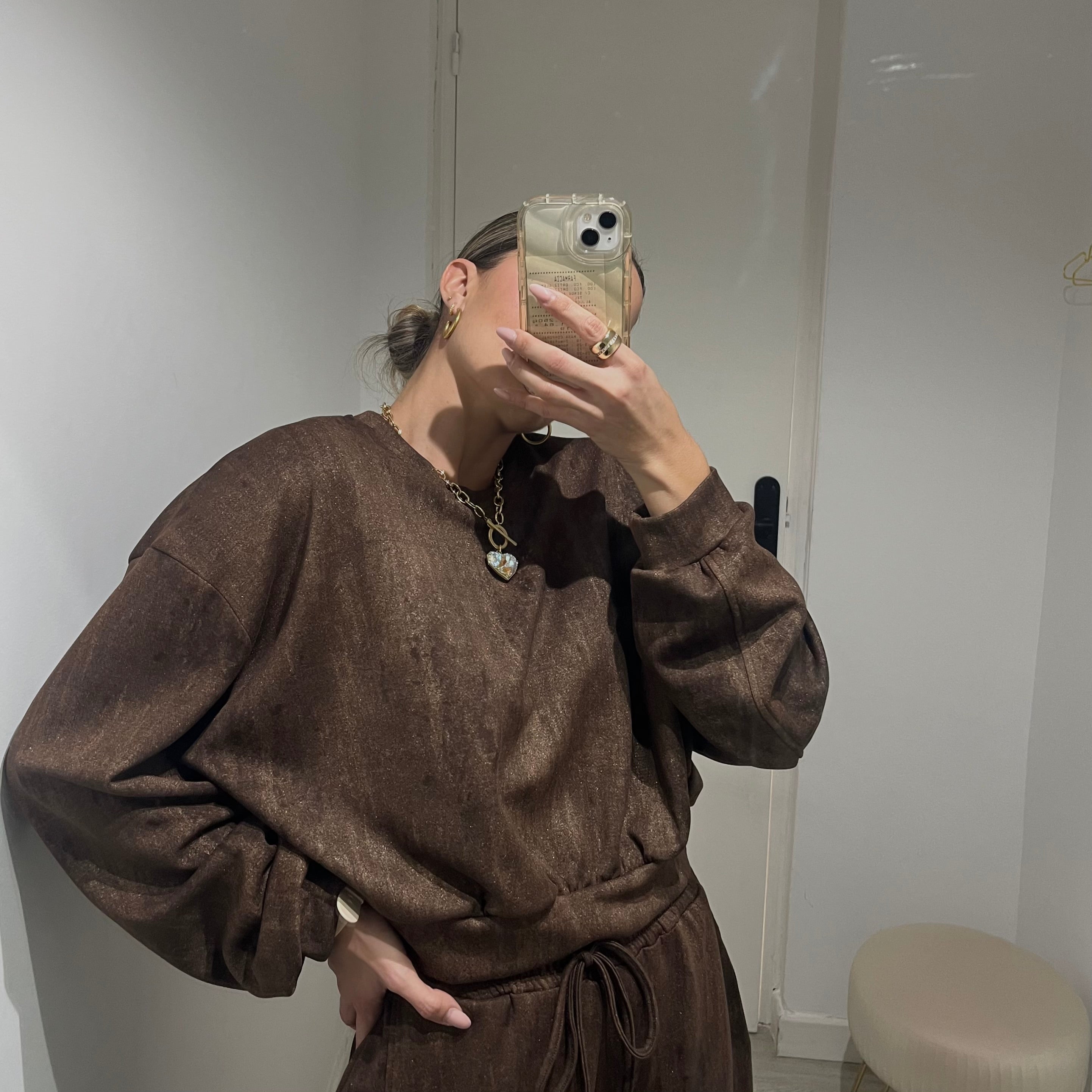 SUDADERA BROWN LUMINA