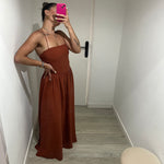 VESTIDO CUERDAS ESPALDA LUMINA