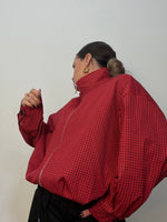 BOMBER ROJA CUADROS
