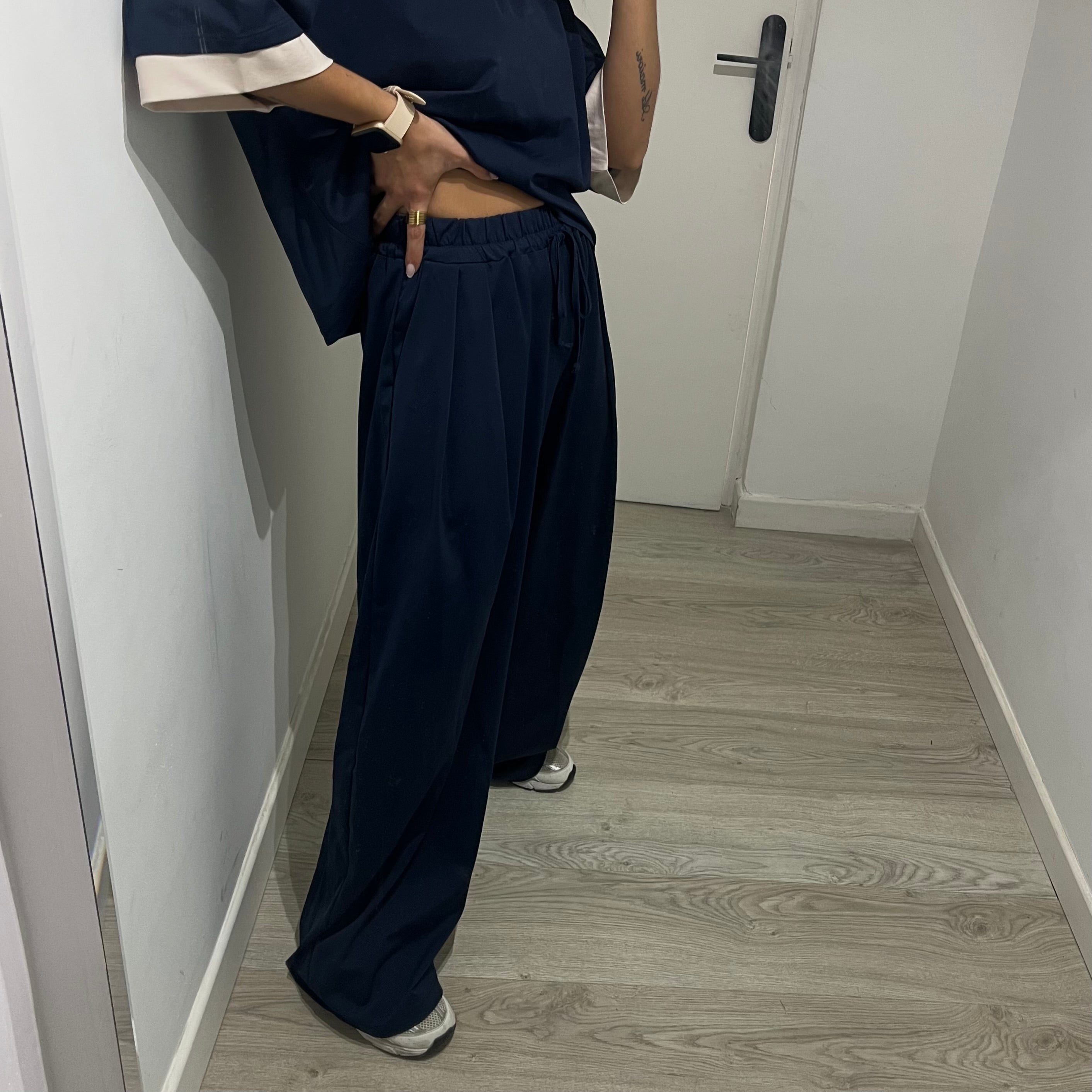 PANTALÓN FLUIDO MARINO LUMINA