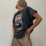CAMISETA LEOPARD DESGASTE