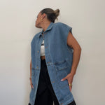 CHALECO DENIM OVER PREMIUM