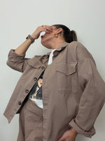 SOBRECAMISA OVER TAUPE