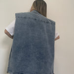 CHALECO DENIM HOMBRERAS
